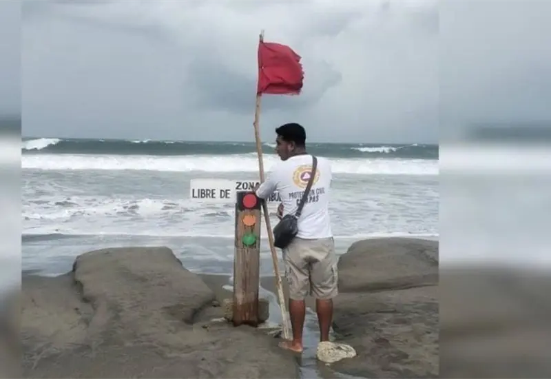 Protecci&oacute;n Civil en Chiapas activa alerta por tormenta tropical Cristina