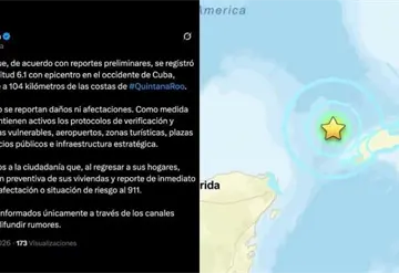 Sismo de magnitud 6.1 activa vigilancia en Quintana Roo