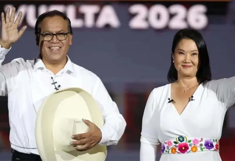 Incertidumbre en elecciones de Per&uacute;: Keiko Fujimori lidera sobre Roberto S&aacute;nchez