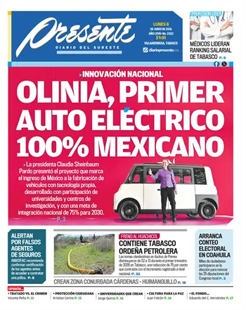 Portada del D&iacute;a Edici&oacute;n Impresa