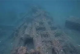 Embarcaci&oacute;n de guerra del siglo XIX hallada por pescadores en Alvarado