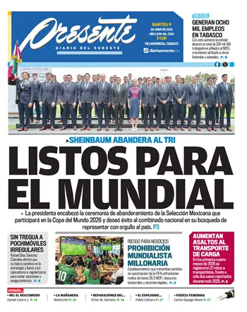Portada del D&iacute;a Edici&oacute;n Impresa