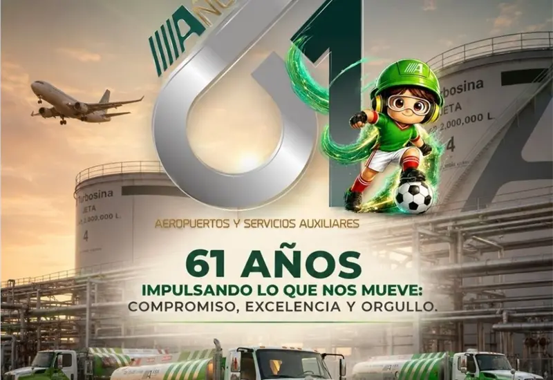 61 aniversario de Aeropuertos y Servicios Auxiliares