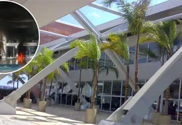 Protesta de maestros SNTE y CNTE en Aeropuerto de Chiapas