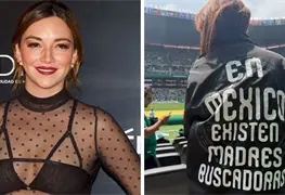 Regina Bland&oacute;n se une a protestas en inauguraci&oacute;n del Mundial 2026