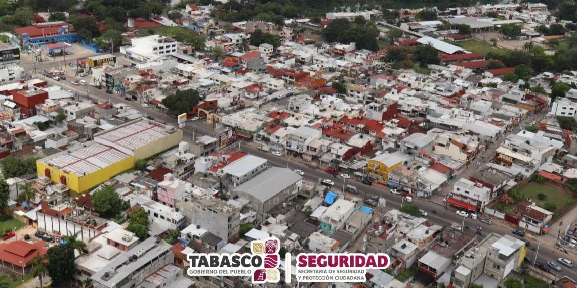 SSPC en Tabasco Amplía Monitoreo Aéreo para Seguridad Ciudadana
