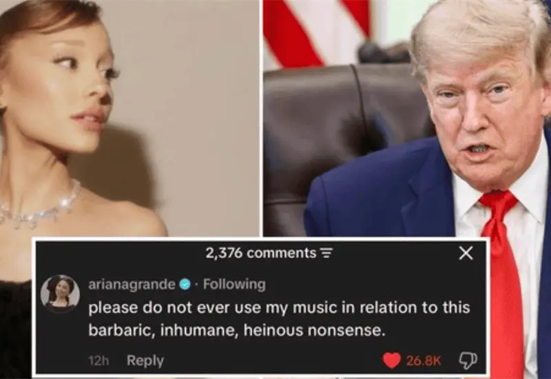 Casa Blanca y Ariana Grande en disputa por canci&oacute;n utilizada en video sobre migraci&oacute;n