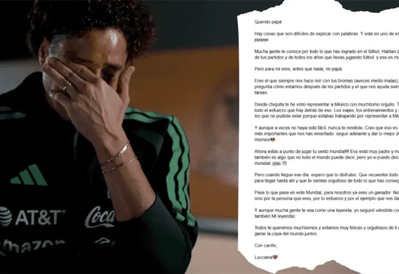Entre l&aacute;grimas, Ochoa revela que el Mundial 2026 ser&aacute; su adi&oacute;s