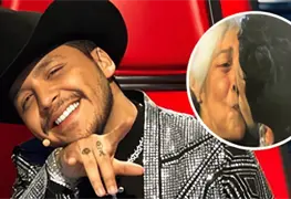 Yo gan&eacute; abuelita roba reflectores tras beso con Nodal