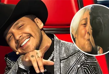 Yo gan&eacute; abuelita roba reflectores tras beso con Nodal
