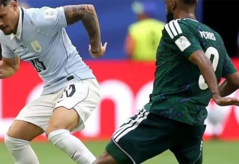Uruguay deja escapar el triunfo y divide puntos con Arabia Saudita
