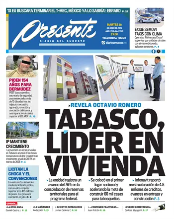 Portada del D&iacute;a Edici&oacute;n Impresa