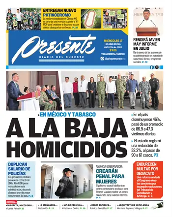 Portada del D&iacute;a Edici&oacute;n Impresa