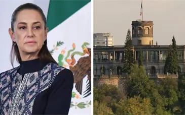 Claudia Sheinbaum asiste a cena de gala de la FIFA en el Castillo de Chapultepec