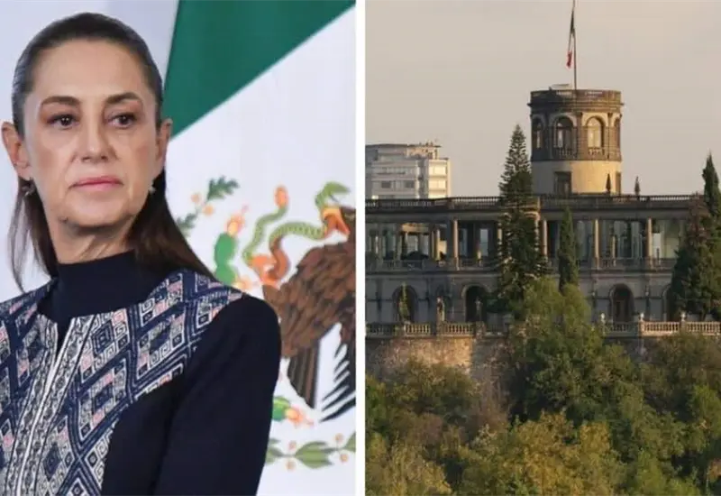 Claudia Sheinbaum asiste a cena de gala de la FIFA en el Castillo de Chapultepec