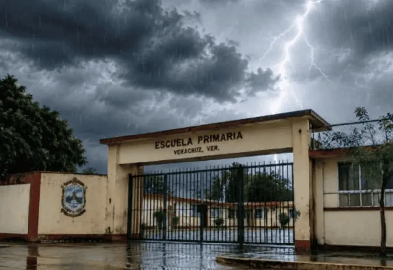 Ni&ntilde;a muere por rayo durante tormenta en Veracruz