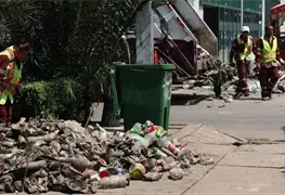 40 Toneladas de Basura Recolectadas en Z&oacute;calo y &Aacute;ngel por Triunfo del Tricolor