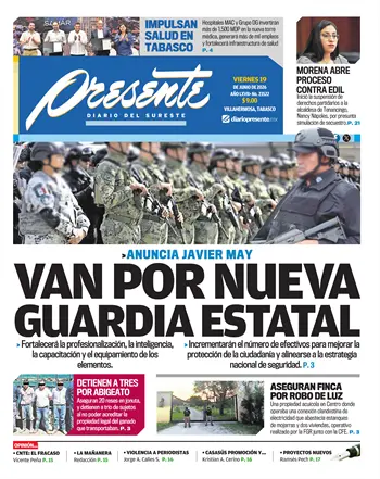 Portada del D&iacute;a Edici&oacute;n Impresa