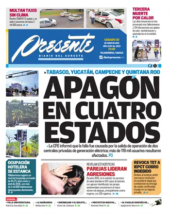 Portada del D&iacute;a Edici&oacute;n Impresa