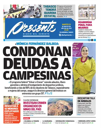 Portada del D&iacute;a Edici&oacute;n Impresa
