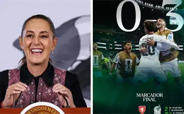 Claudia Sheinbaum elogia a jugadores mexicanos por triunfo en Mundial 2026