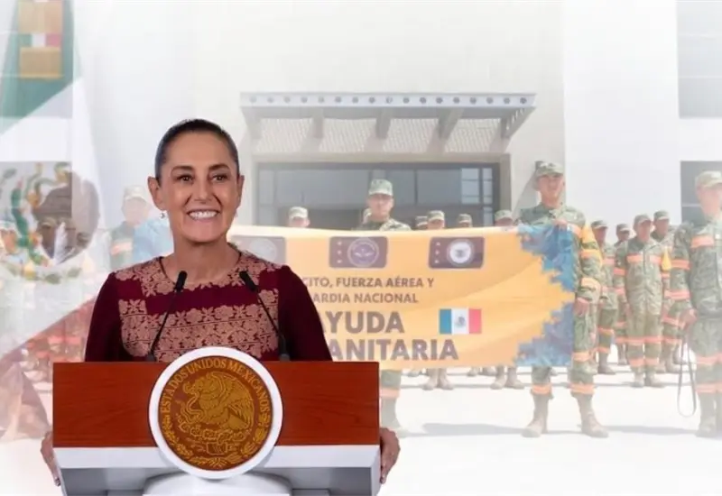 Militares mexicanos llegan a Venezuela para labores de rescate