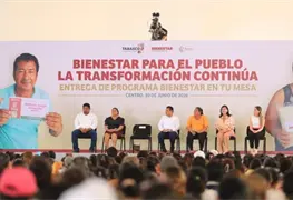Mar&iacute;a Luisa Albores destaca estrategia social en Tabasco