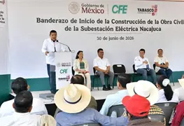 Nueva subestaci&oacute;n el&eacute;ctrica en Tucta: beneficios para comunidades de Nacajuca