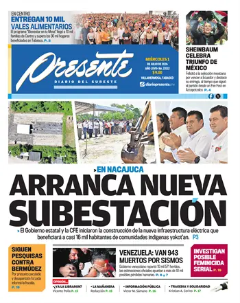 Portada del D&iacute;a Edici&oacute;n Impresa
