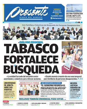 Portada del D&iacute;a Edici&oacute;n Impresa