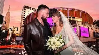 Taylor Swift y Travis Kelce se casan en el Madison Square Garden