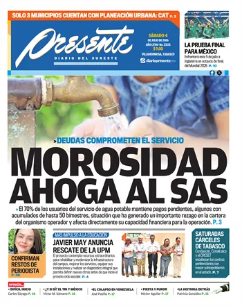 Portada del D&iacute;a Edici&oacute;n Impresa
