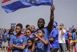 Desfile de jugadores de Cabo Verde en Praia tras hist&oacute;rica participaci&oacute;n