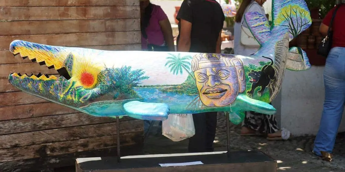 Arte tabasqueño se exhibe en exposición PejelagArte