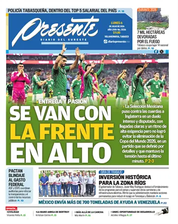Portada del D&iacute;a Edici&oacute;n Impresa