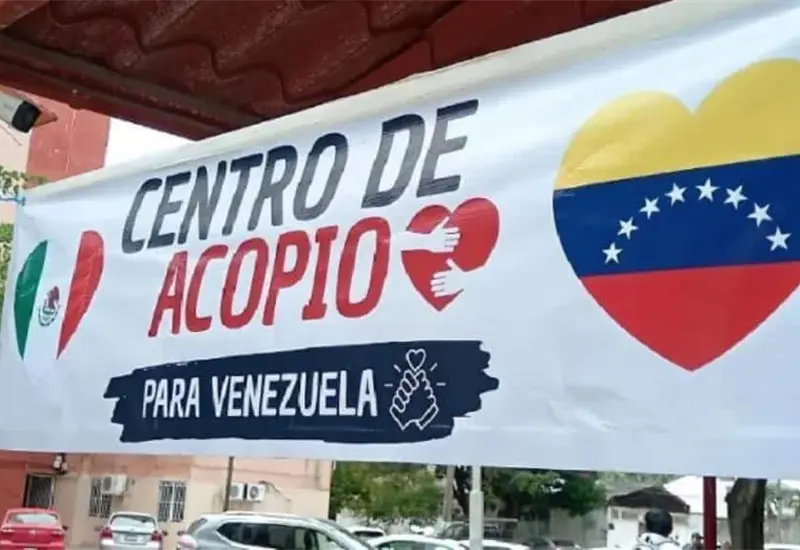 Tabasque&ntilde;os env&iacute;an ayuda a Venezuela