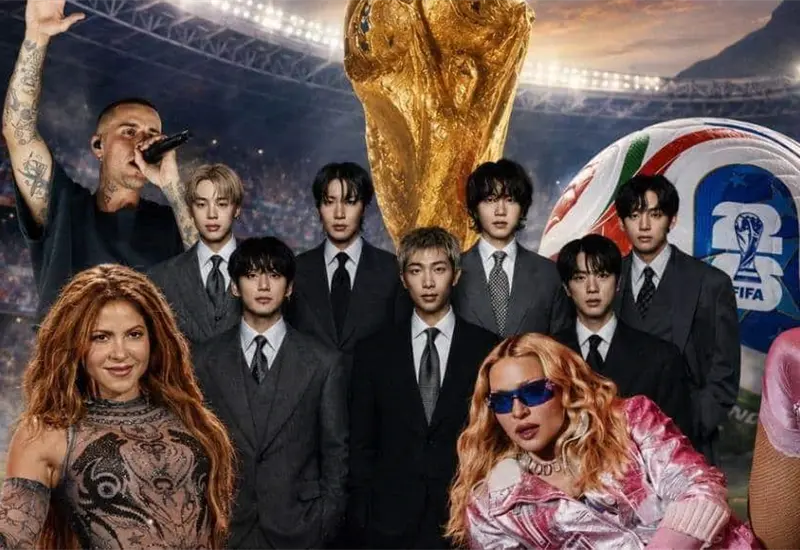Estrellas como Shakira y Coldplay se unen a Justin Bieber en show del Mundial 2026