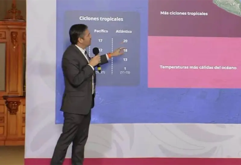 Sheinbaum anuncia sistema de alertas por celular ante lluvias y ciclones por El Ni&ntilde;o