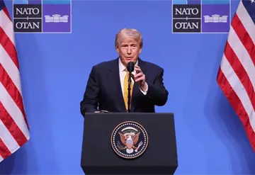 Donald Trump critica duramente el comunismo en reuni&oacute;n de la OTAN