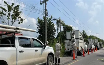 Soluci&oacute;n a apagones de luz en Tabasco con CFE