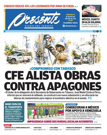 Portada del D&iacute;a Edici&oacute;n Impresa