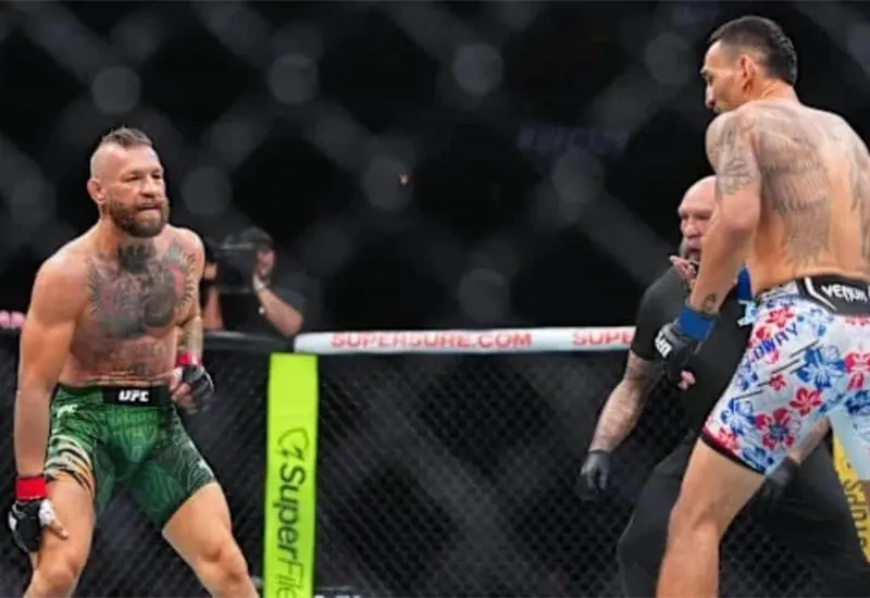 Conor McGregor se lesiona gravemente en UFC 329