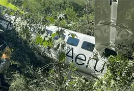 Investigan Desplome de Avioneta en Zacatequitas, Nuevo Le&oacute;n