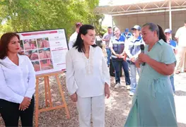 Entregadas obras de pavimentaci&oacute;n y agua potable en Gaviotas Sur