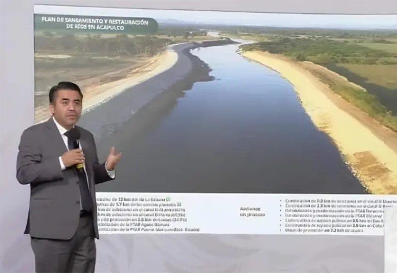 Avances en saneamiento de r&iacute;os y cuencas prioritarias en M&eacute;xico