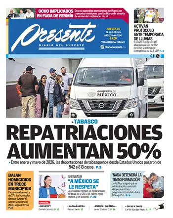 Portada del D&iacute;a Edici&oacute;n Impresa