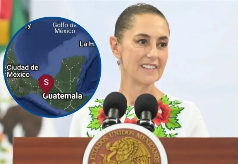 Sheinbaum confirma sin da&ntilde;os por sismo en Tabasco y Chiapas