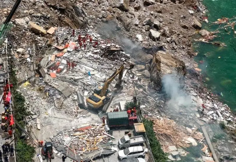 Deslave en China deja ocho muertos y 34 desaparecidos