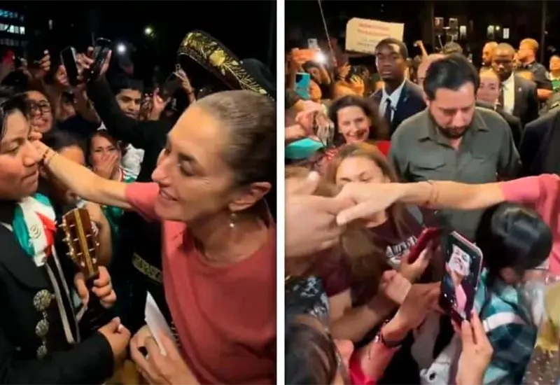 Claudia Sheinbaum en Nueva York para la final del Mundial 2026