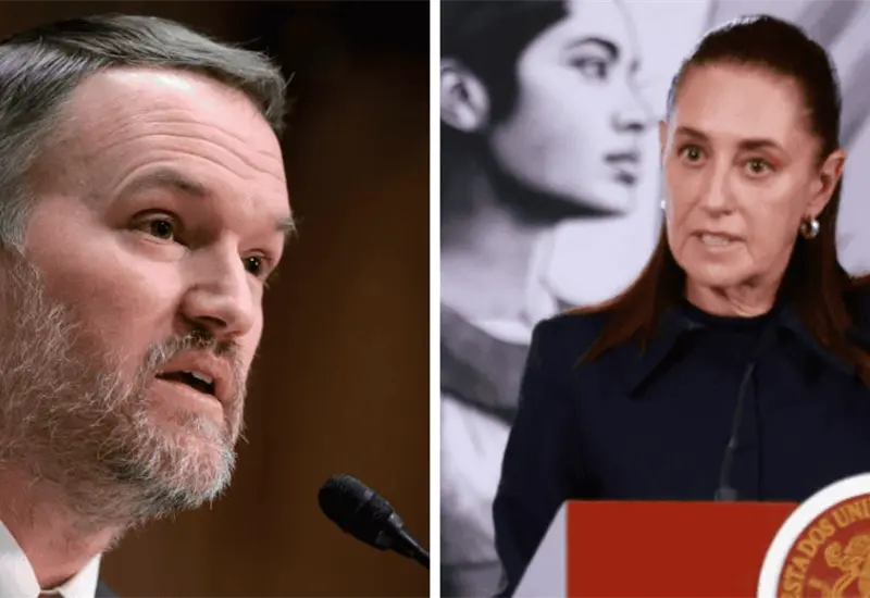 Claudia Sheinbaum se re&uacute;ne con representante de EE. UU. por T-MEC